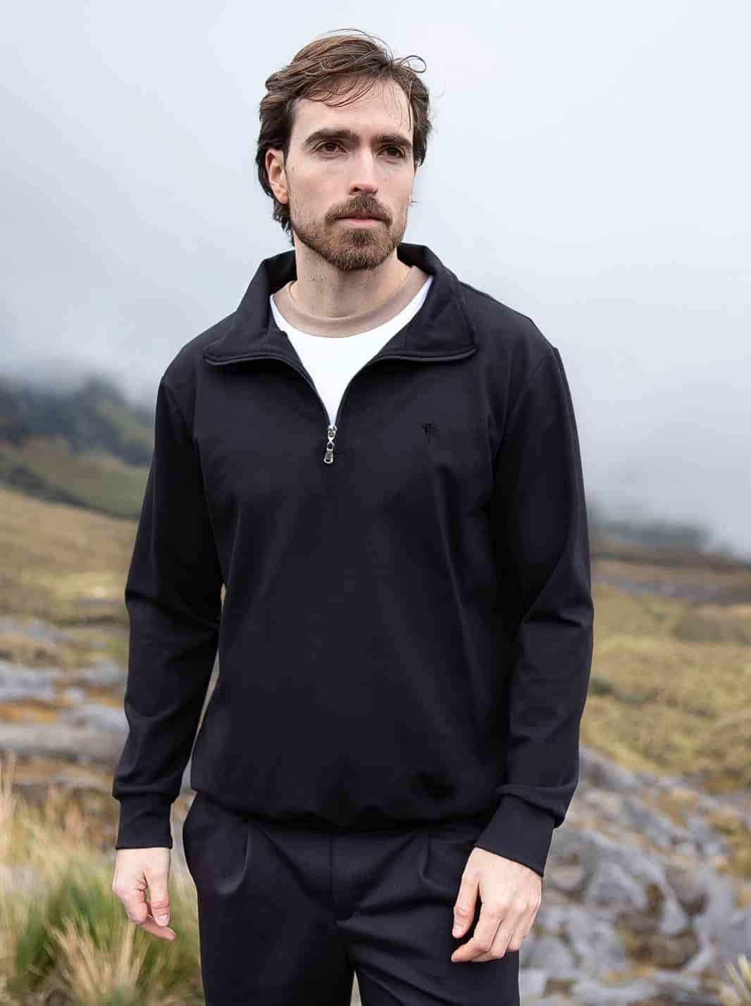 SUÉTER PREMIUM | FIBRA INTELIGENTE | HALF-ZIP - miniatura 3