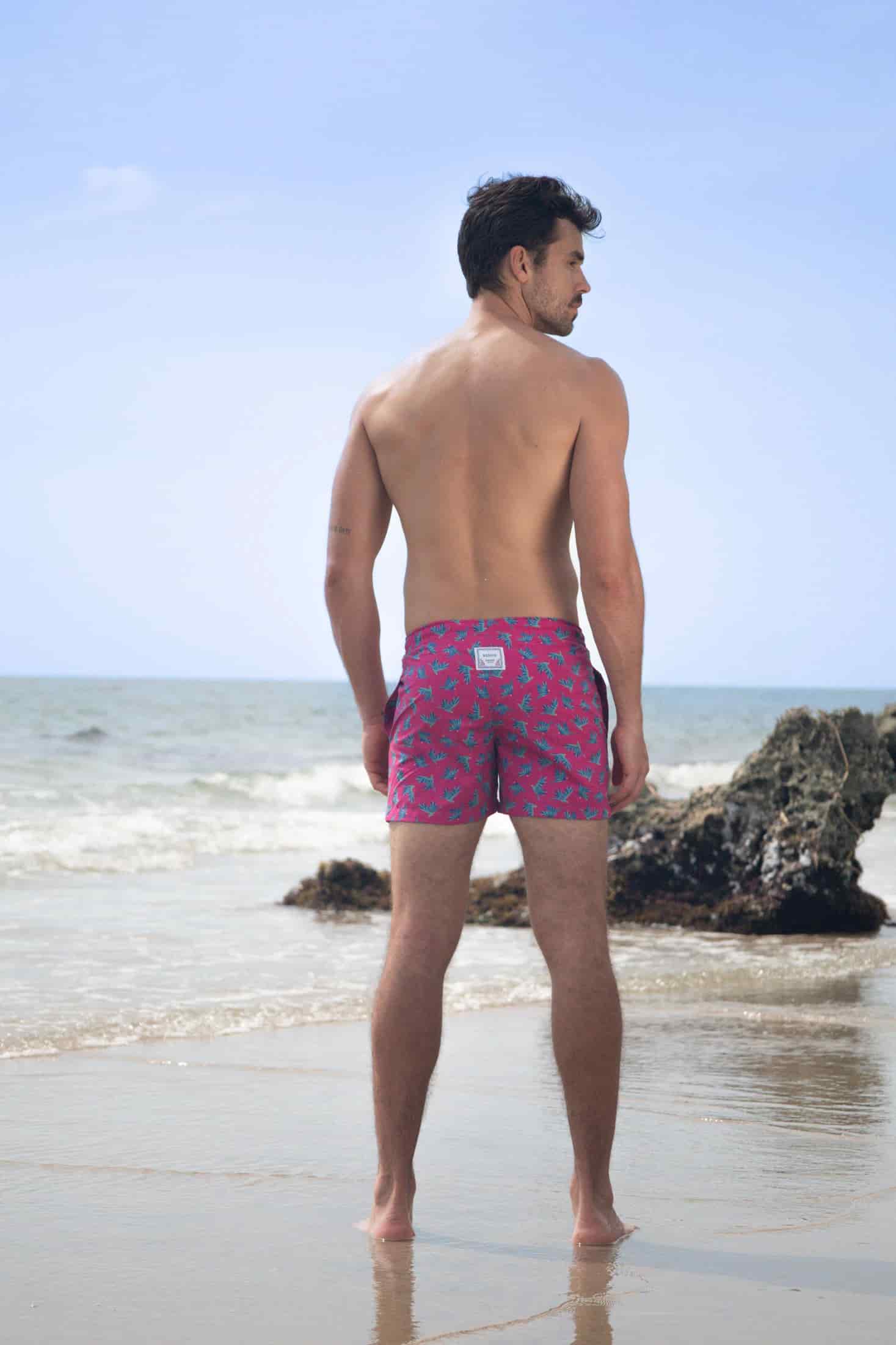 Men's swim trunk fuxia - miniatura 4