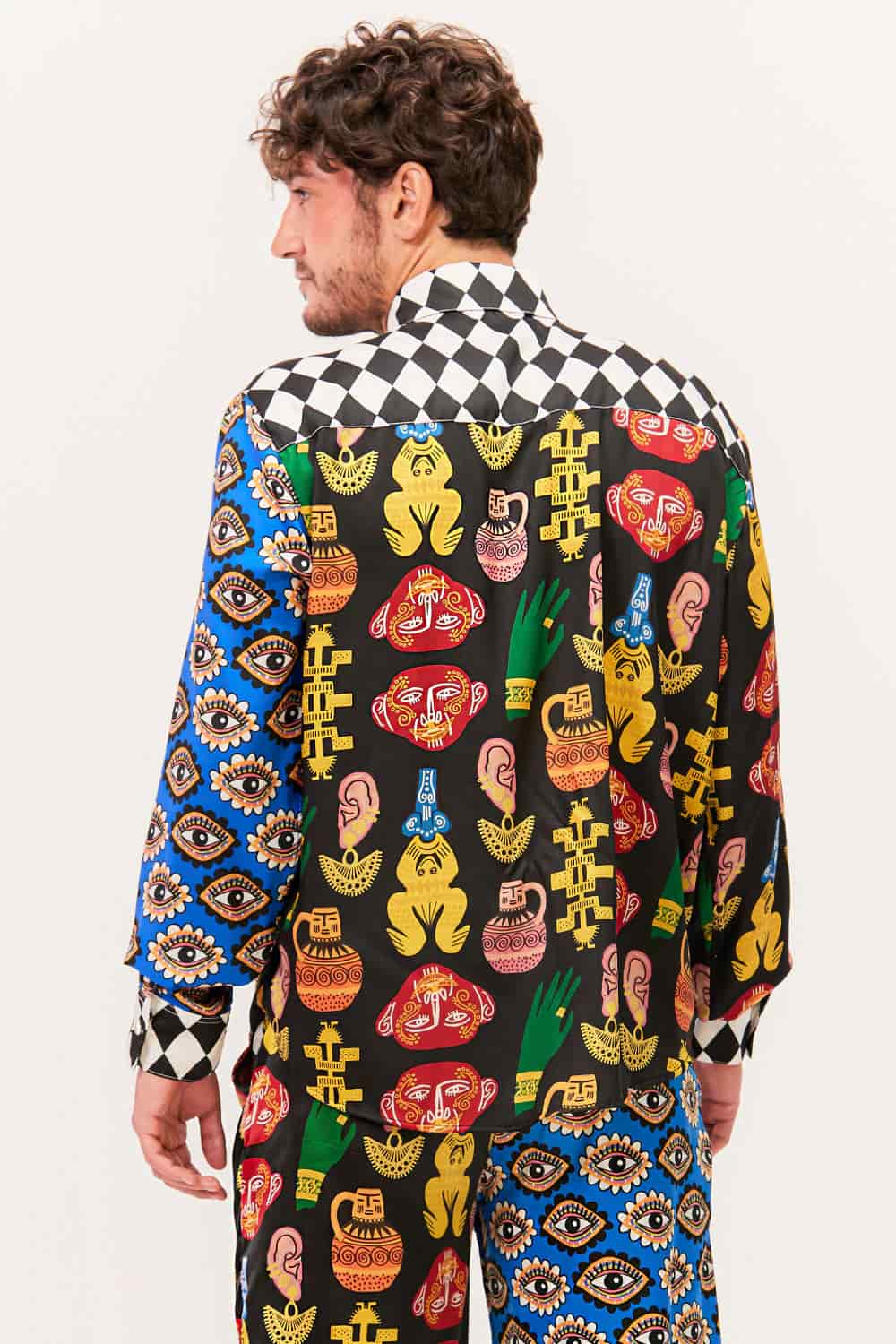 Camisa Manga Larga Unisex / Ilustración Sentido Precolombino - miniatura 4
