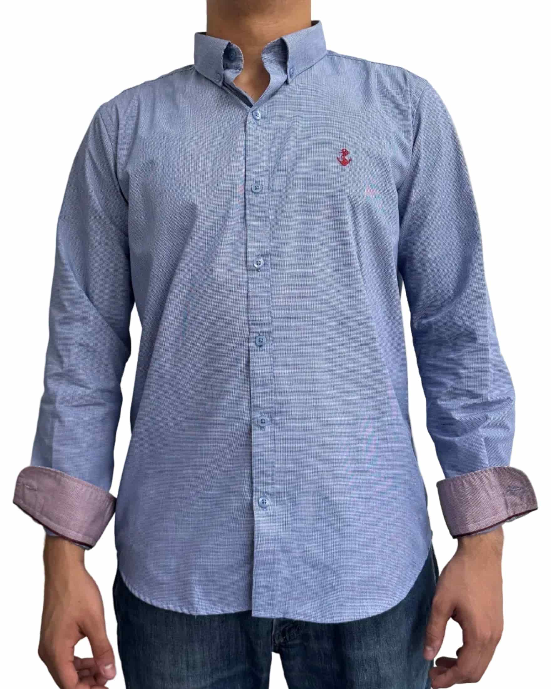 Camisa Punteado Navy - miniatura 3