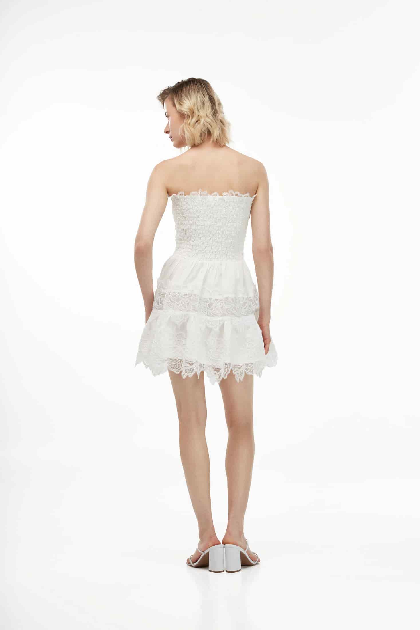 BRISA MINI DRESS WHITE - miniatura 2