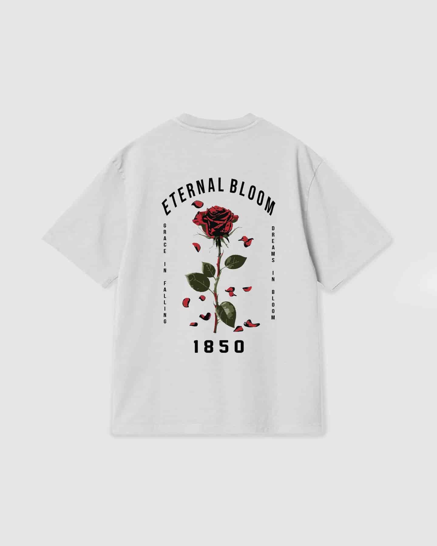 Oversized T Shirt Eternal Bloom White - miniatura 1