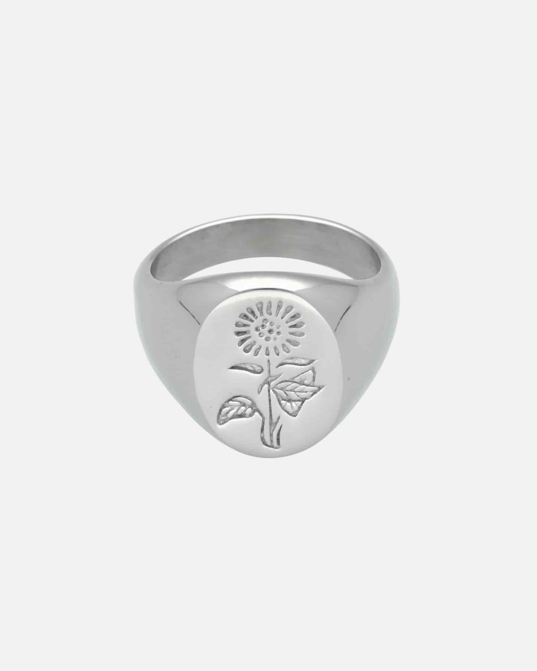 Anillo Fiore Plateado - miniatura 3