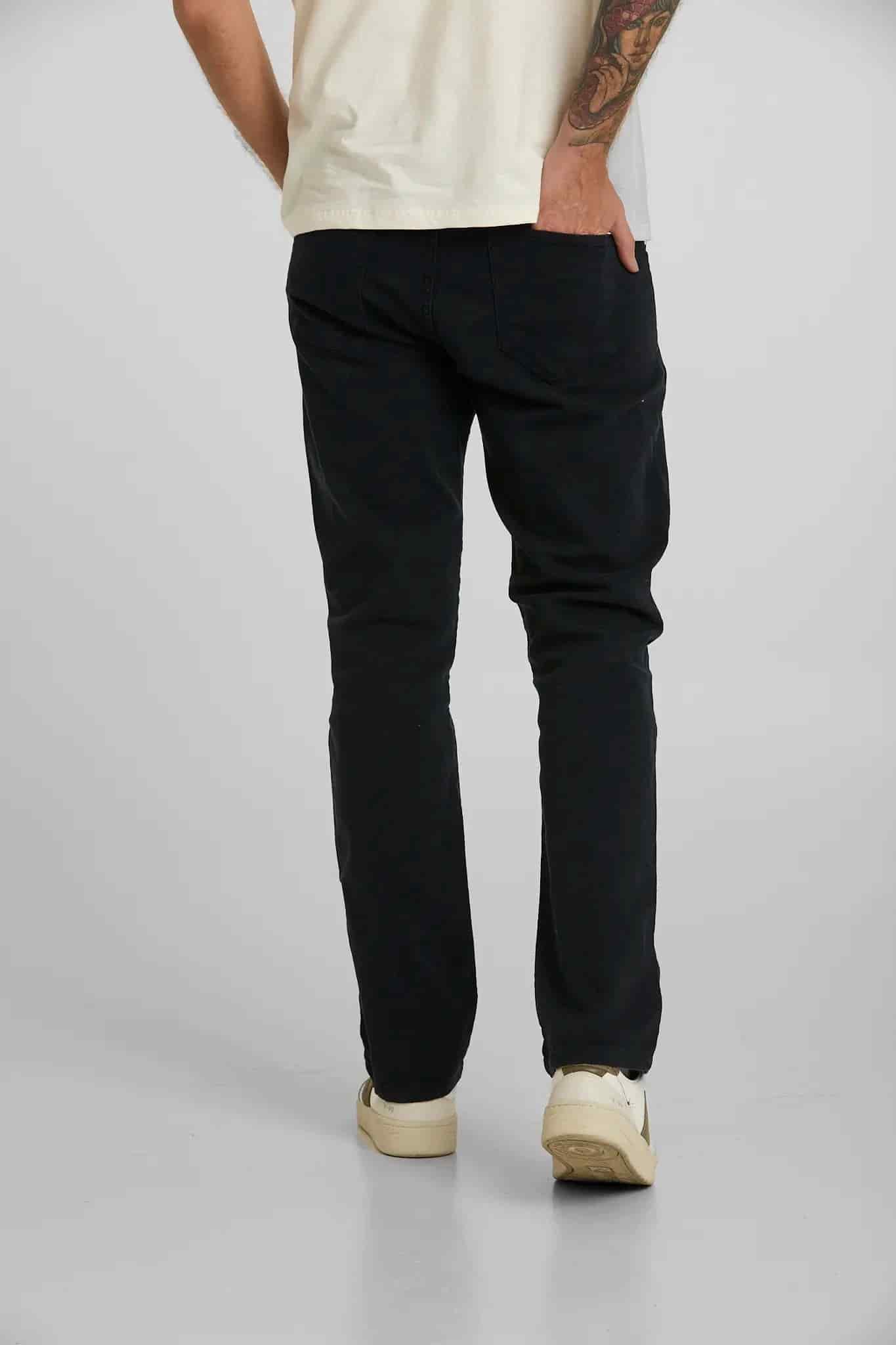 Pantalón five pocket azul oscuro - miniatura 2