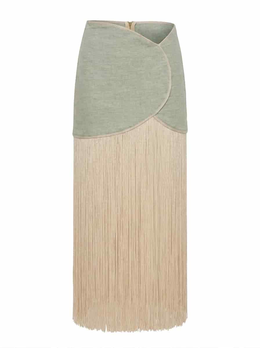 JOELLE SKIRT SEAFOAM GREEN - miniatura 1