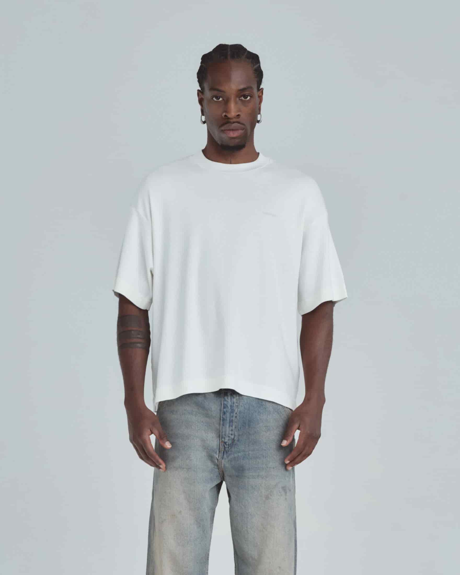 Line Basic Boxy Fit Tshirt White - miniatura 2