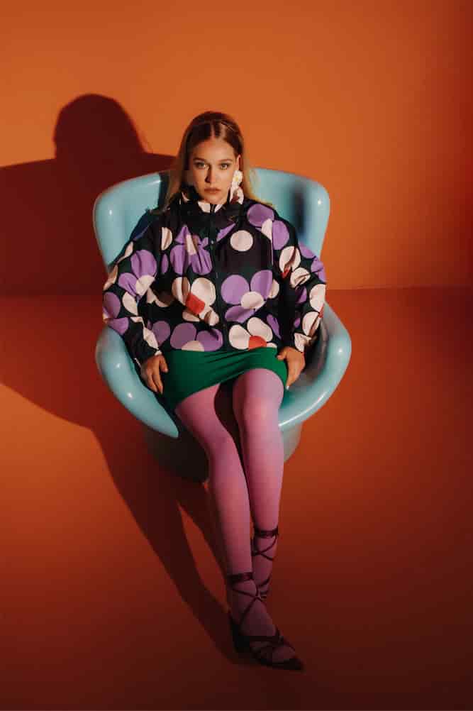 ROMPEVIENTOS FLOWER POWER MORADO (PRE-ORDER) - miniatura 2