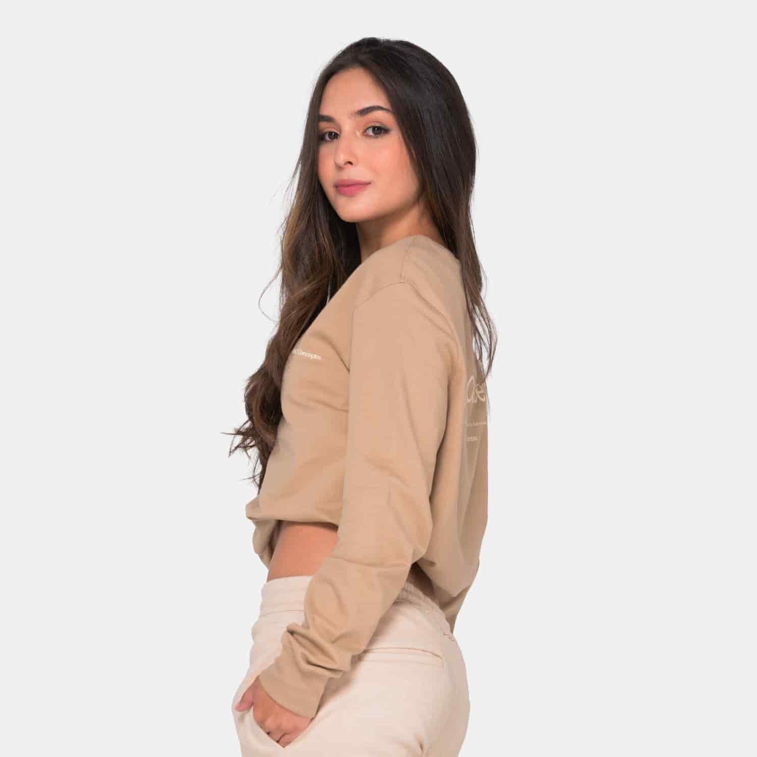 Long Sleeve Essential Kaki - miniatura 6