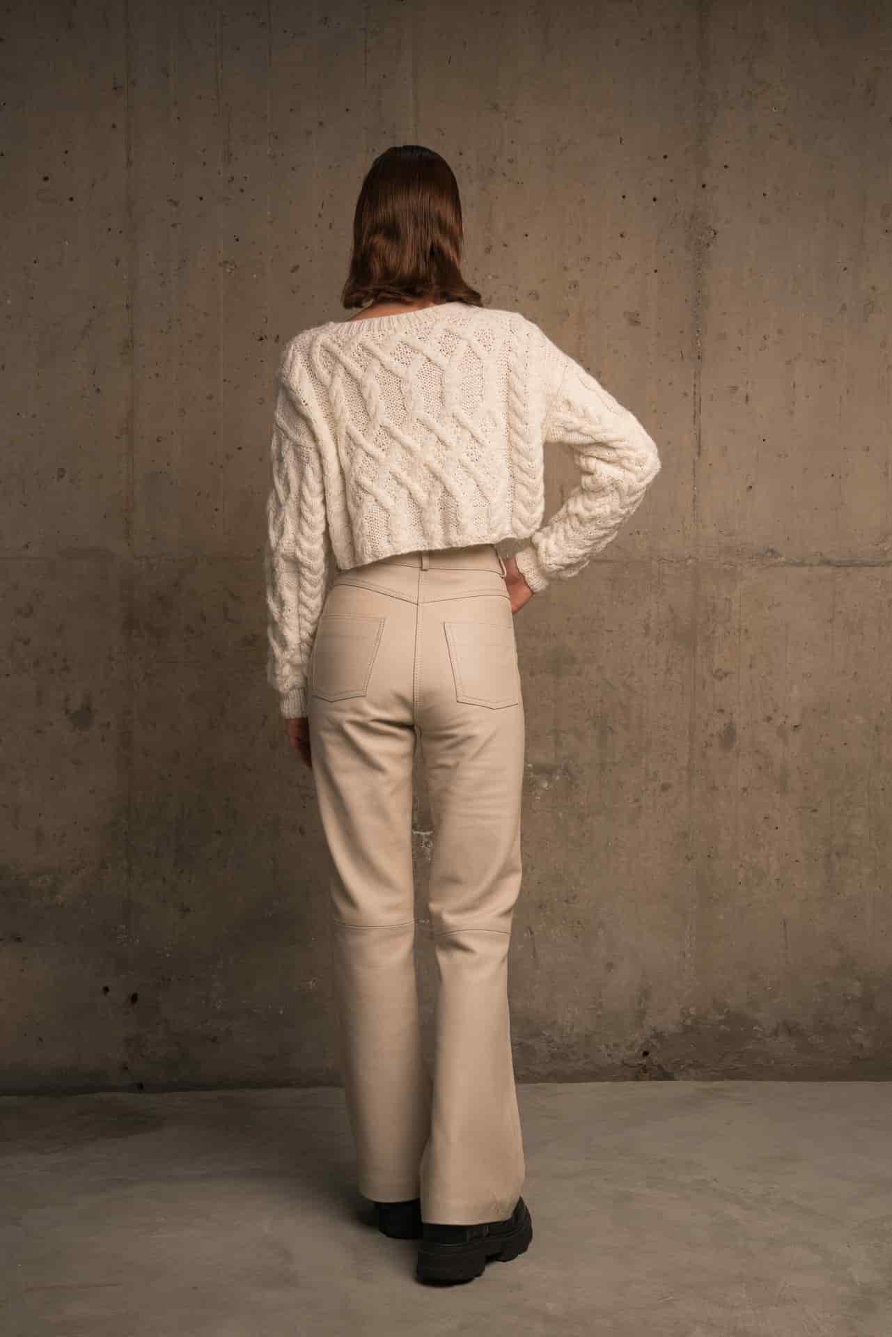5-POCKET SEMI-WIDE LEG LOW-RISE VALENTINA PANTS - miniatura 4