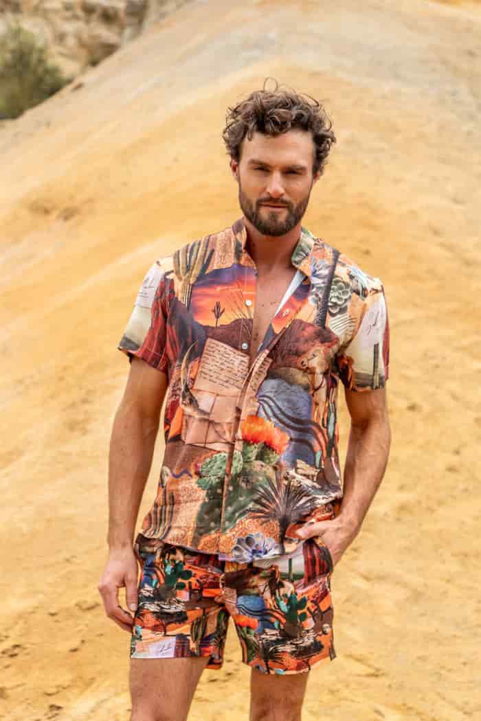 CAMISA NERU MICHAEL DOUGLAS - miniatura 2