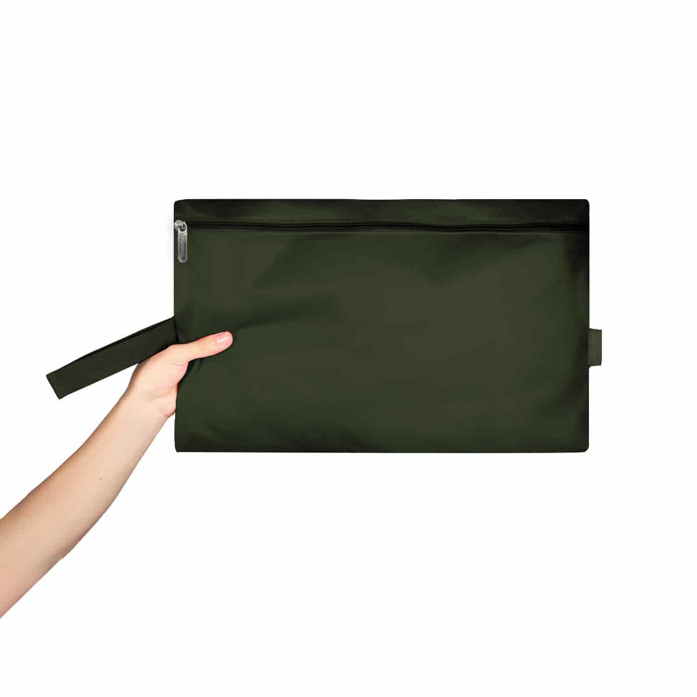 Morral Cabina Tapa Puffer Verde Militar - miniatura 2