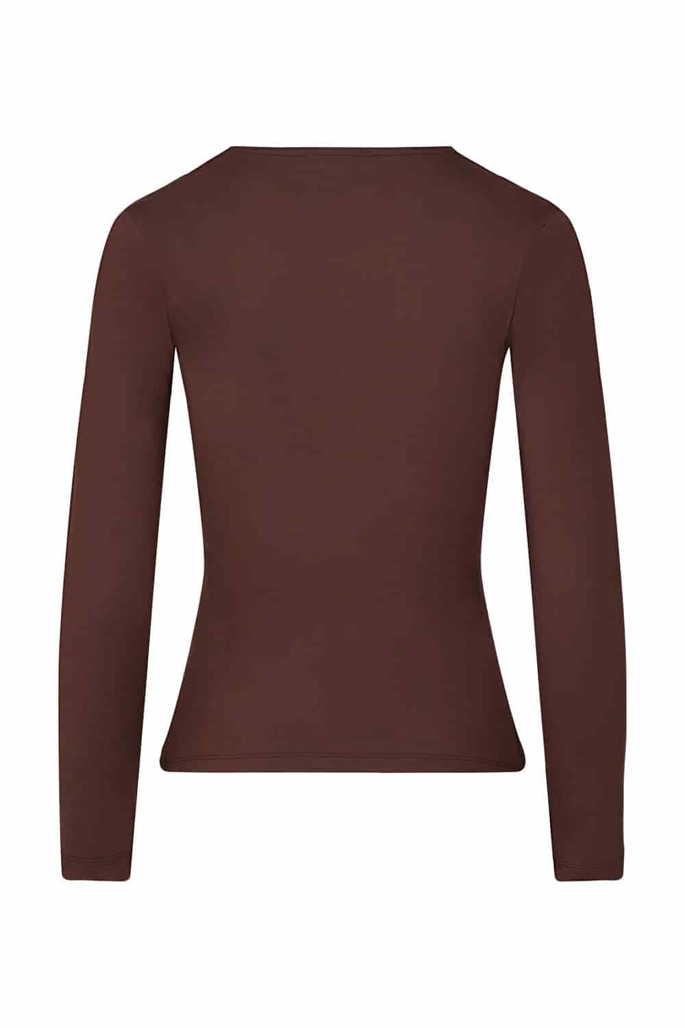 Blusa Hana coffee - miniatura 3