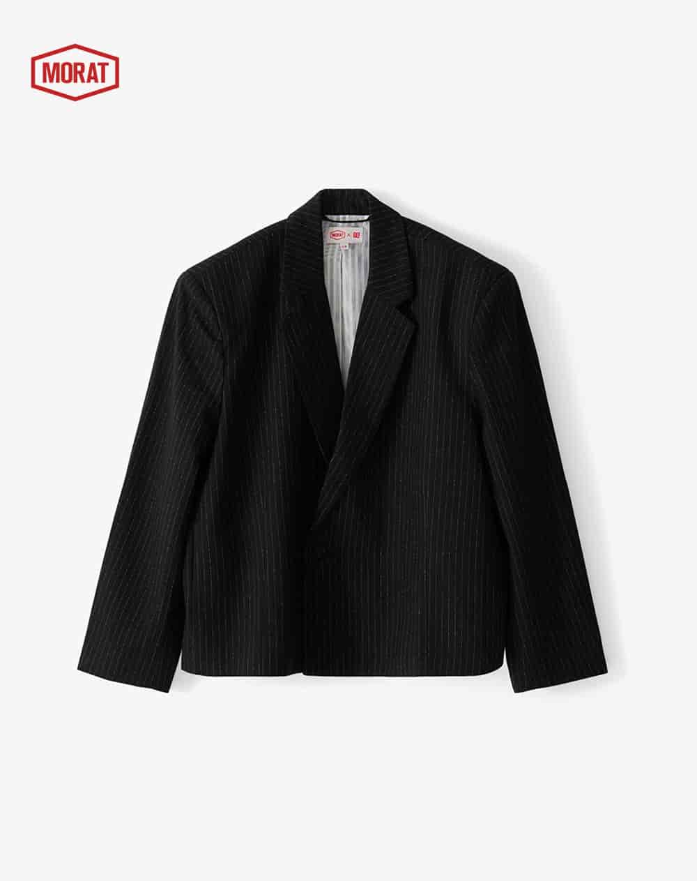 Blazer cropped negro unisex GEF | MORAT - miniatura 12