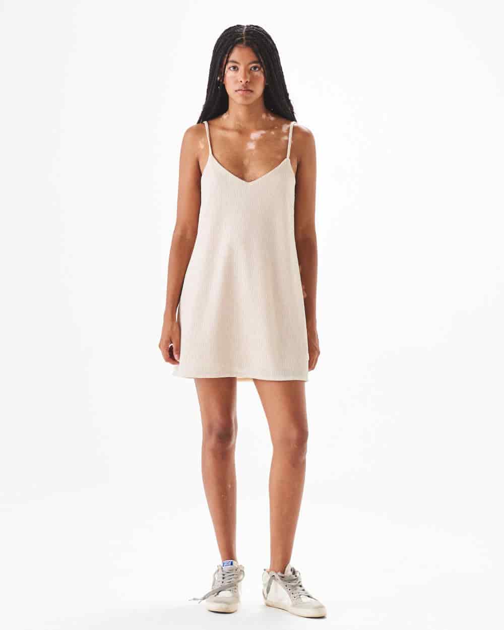 BUBBLE CREAM DRESS - miniatura 5