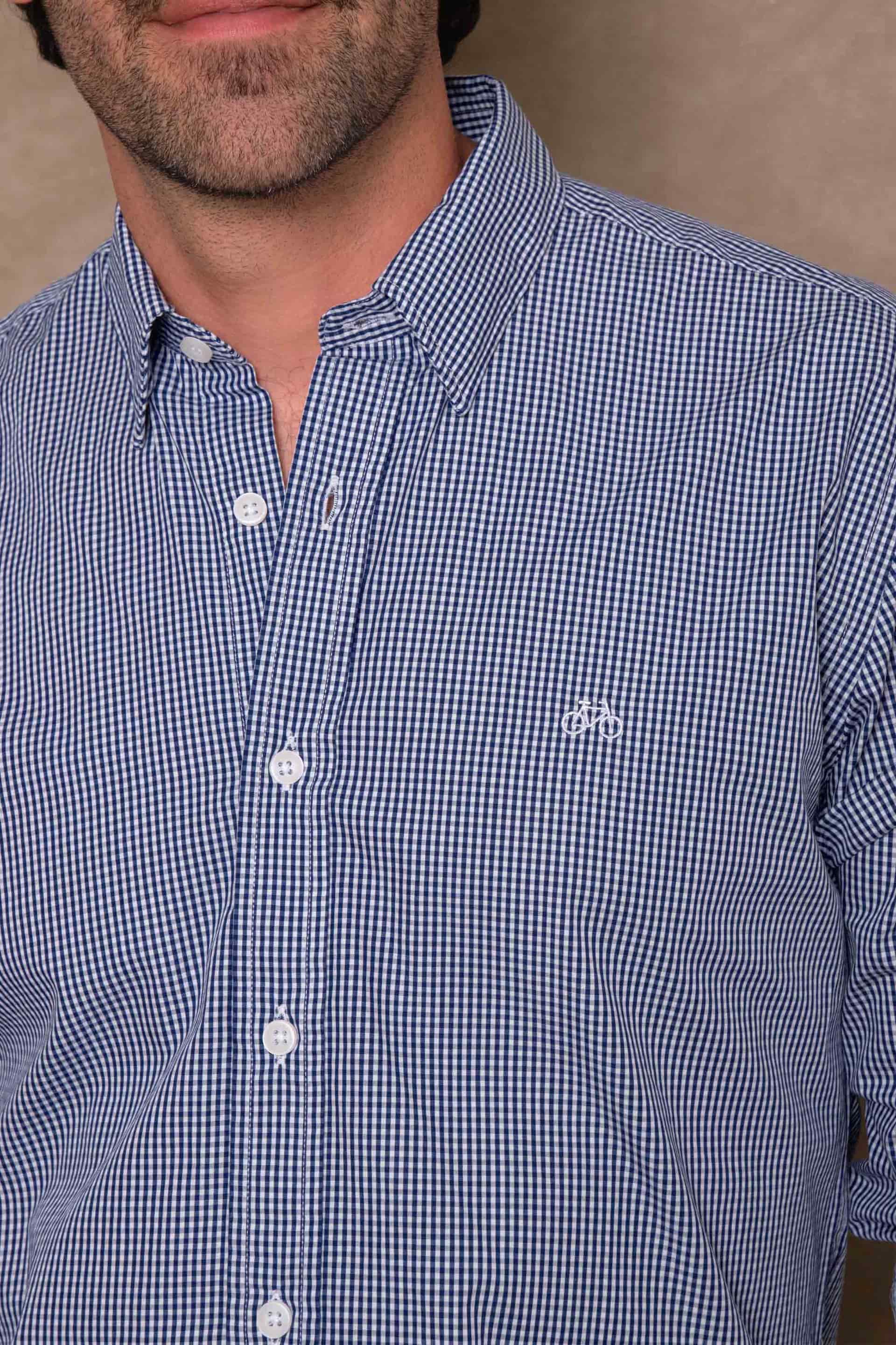 CAMISA MINI NAVY CHESS - miniatura 2