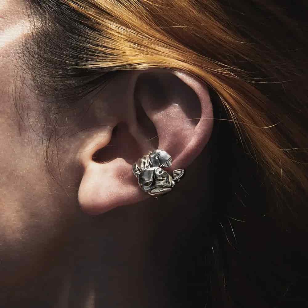 Earcuff Cangrejo rojo - miniatura 1
