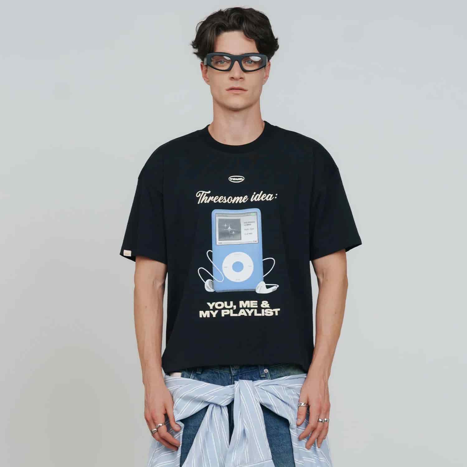 F*ck Nudes Boxy T-Shirt - Black - miniatura 5