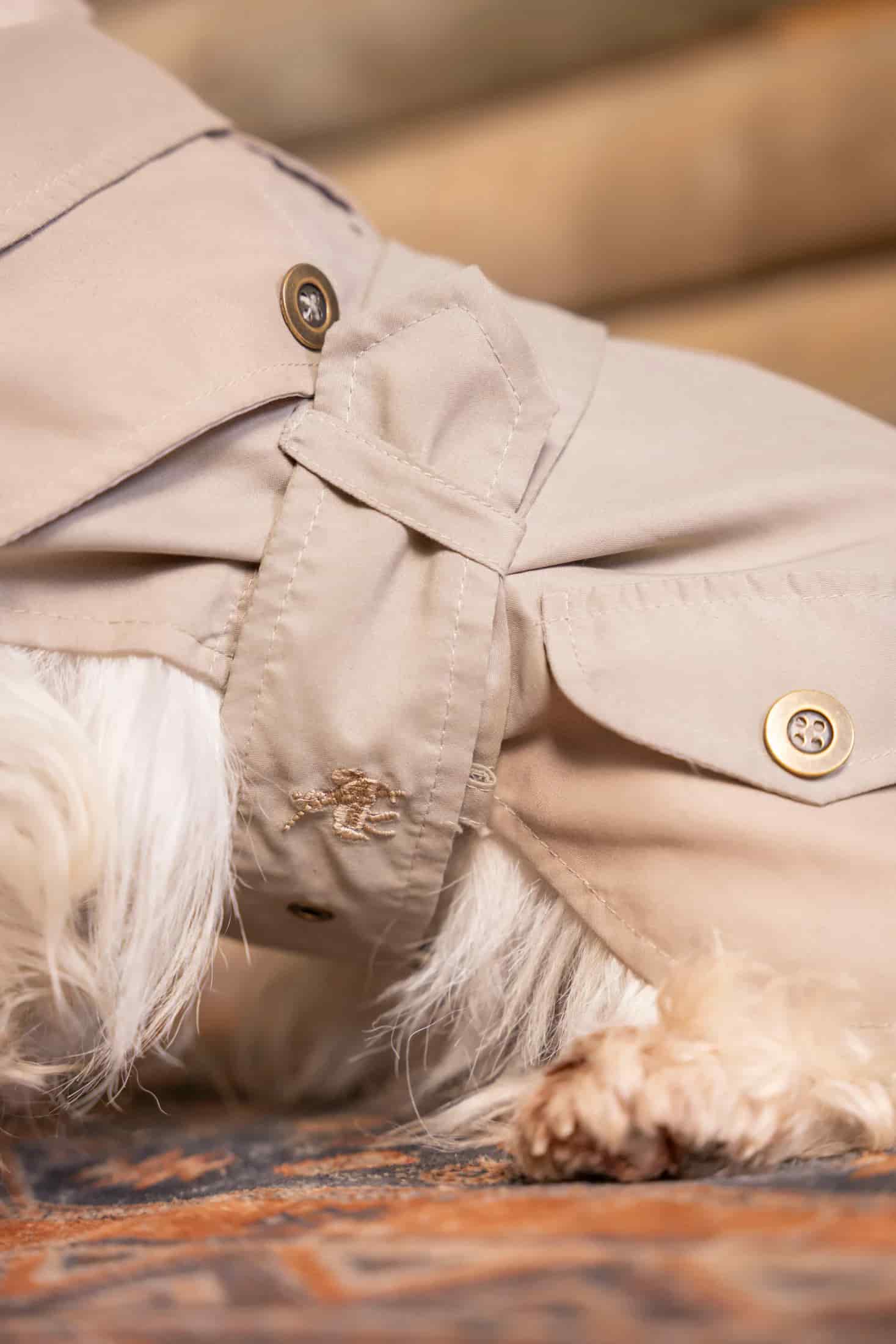 Trench Perro Beige Oscuro - miniatura 8