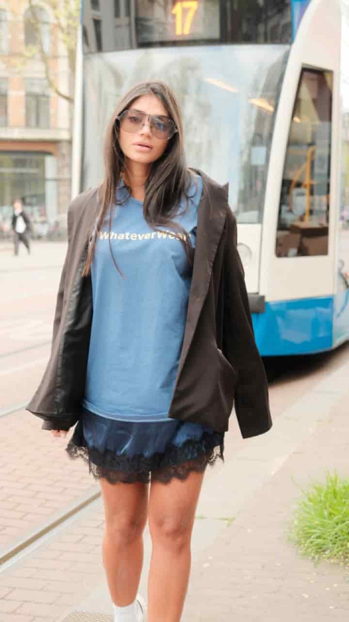 Falda Copenhagen Azul Royale - miniatura 6