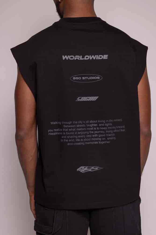 Camisilla Motion-Black - miniatura 1
