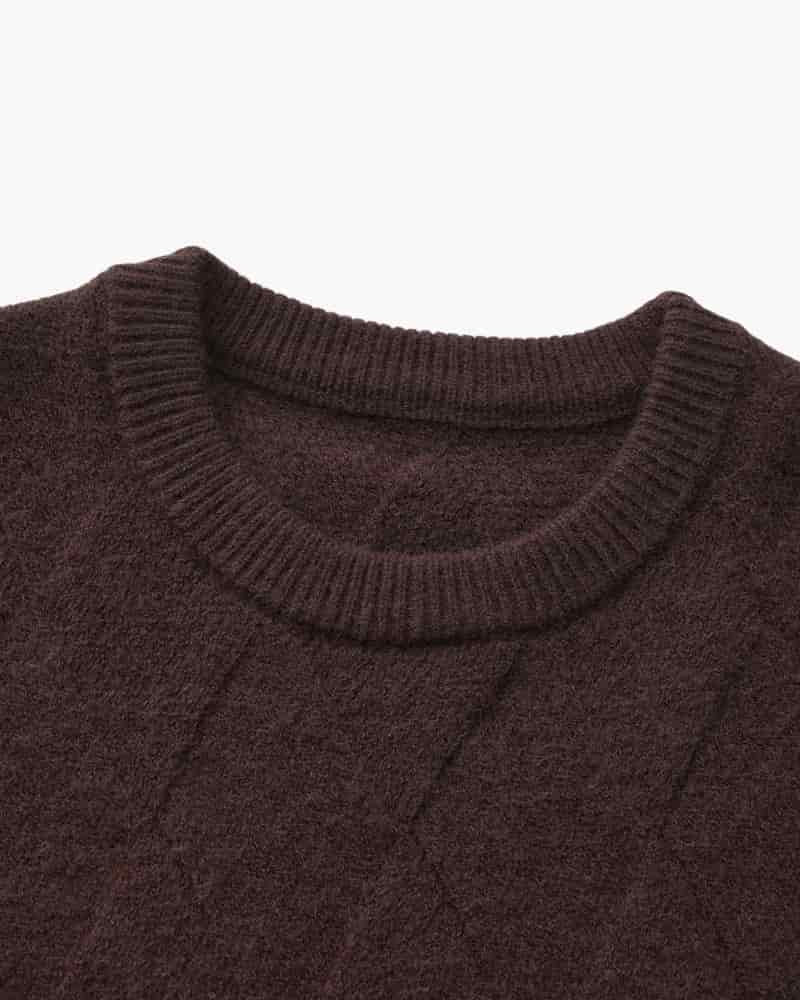 Diamond Knit Crewneck Sweater - miniatura 18