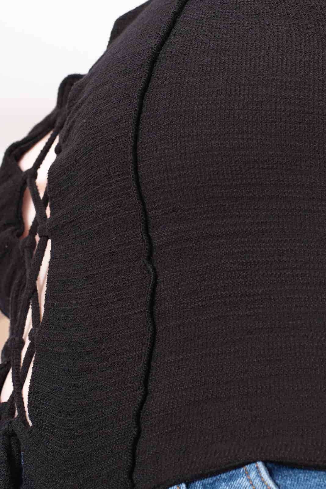 Crop Top Bonnie Negro - miniatura 4