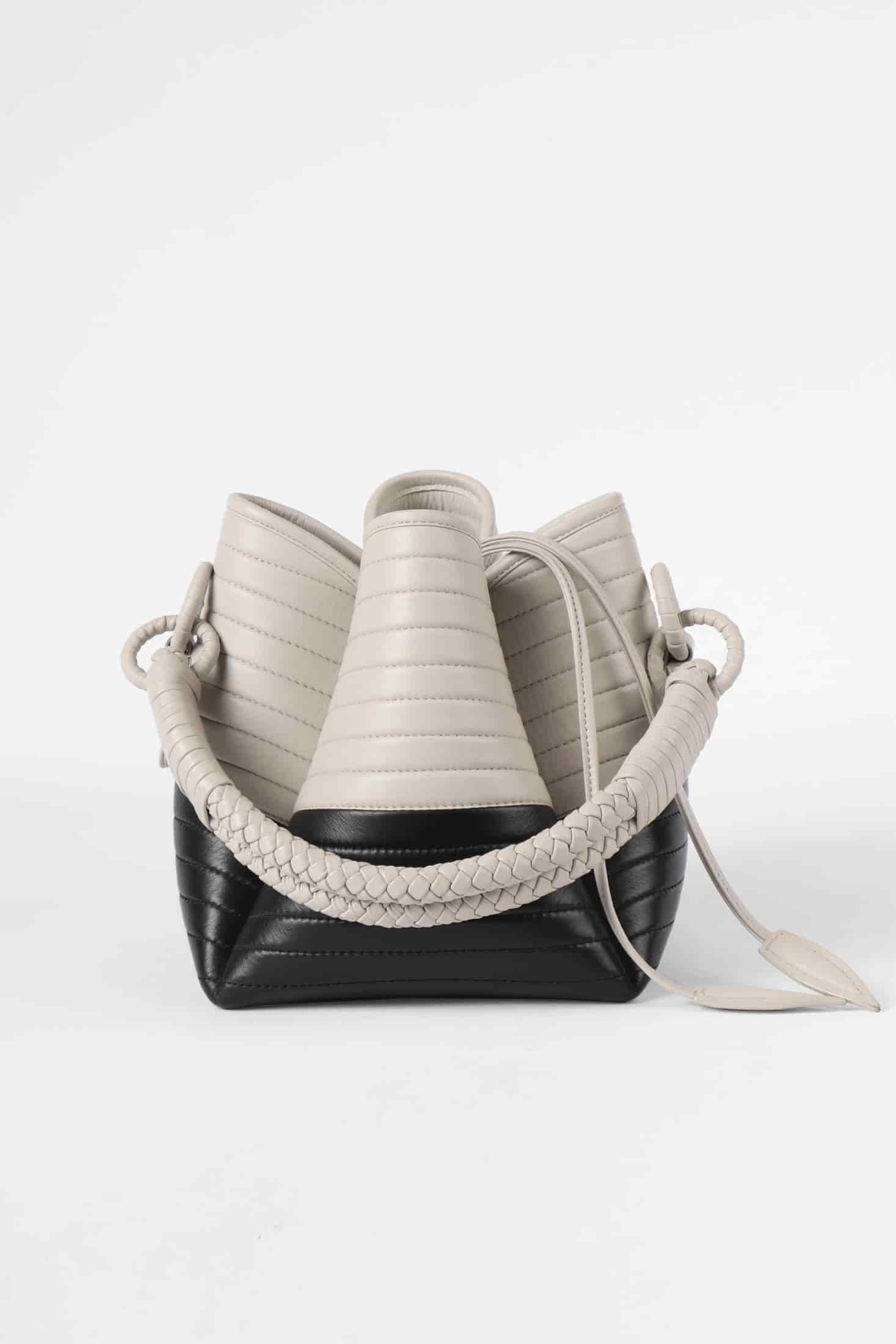 Tulip Oxford Bag, Black & Off-White - miniatura 1