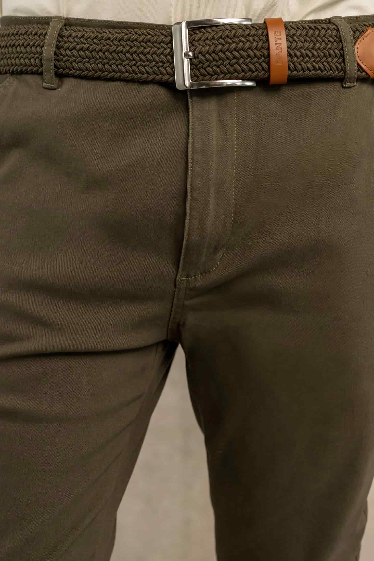 Pantalon Elastico Verde Militar - miniatura 3
