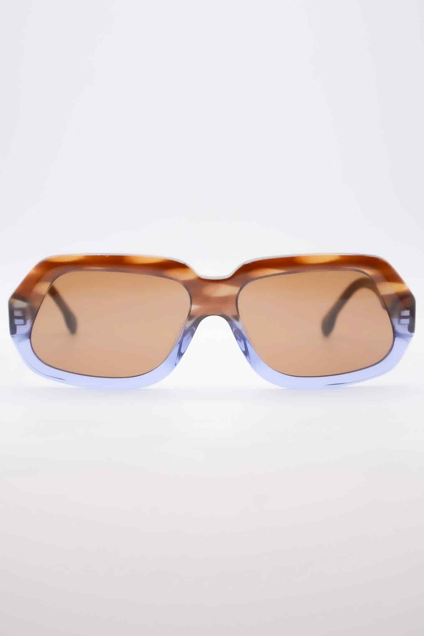 gafas de sol seventy5 carey rayas azul - miniatura 1