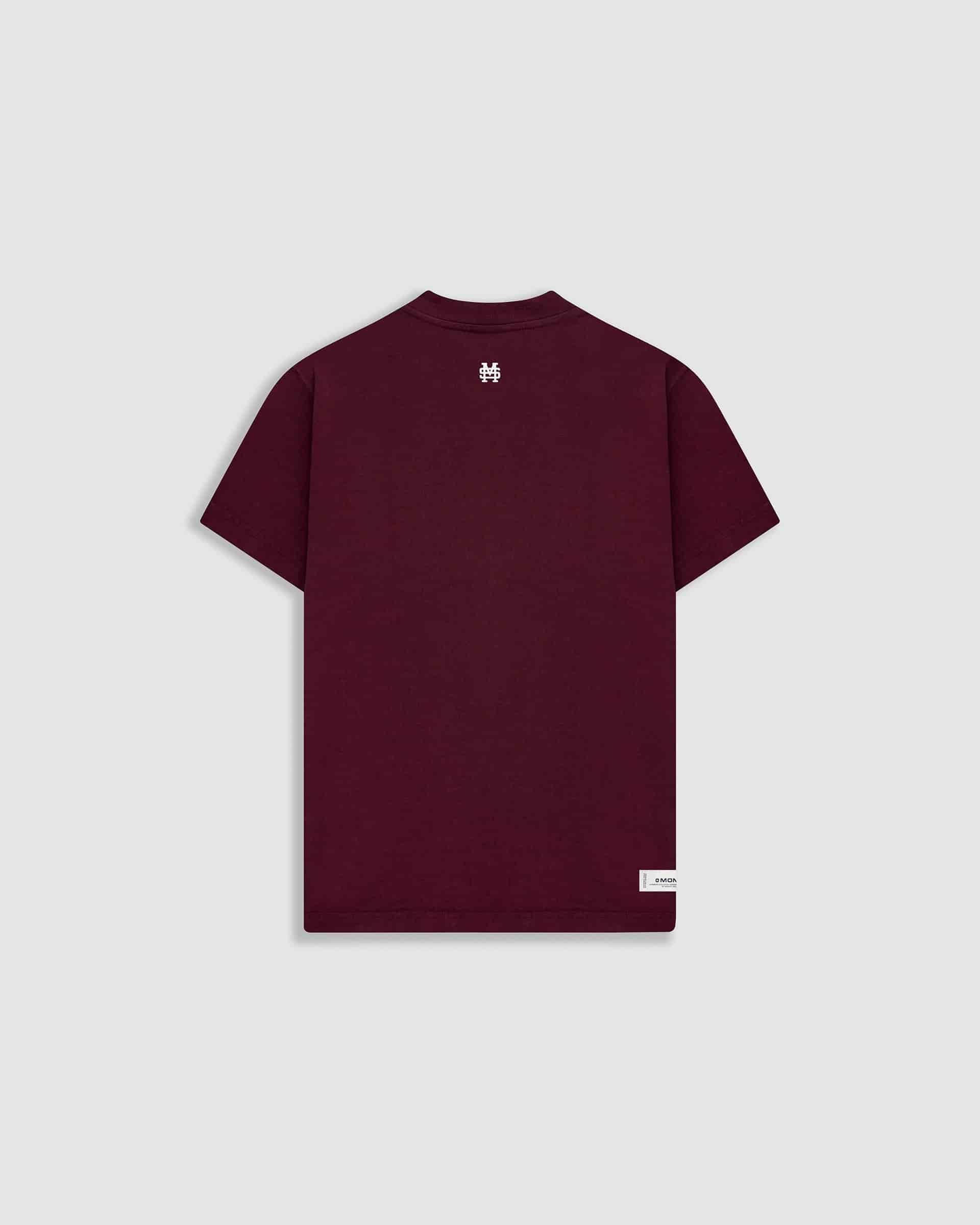 Camiseta Regular Fit Básica V3 - Burgundy - miniatura 7
