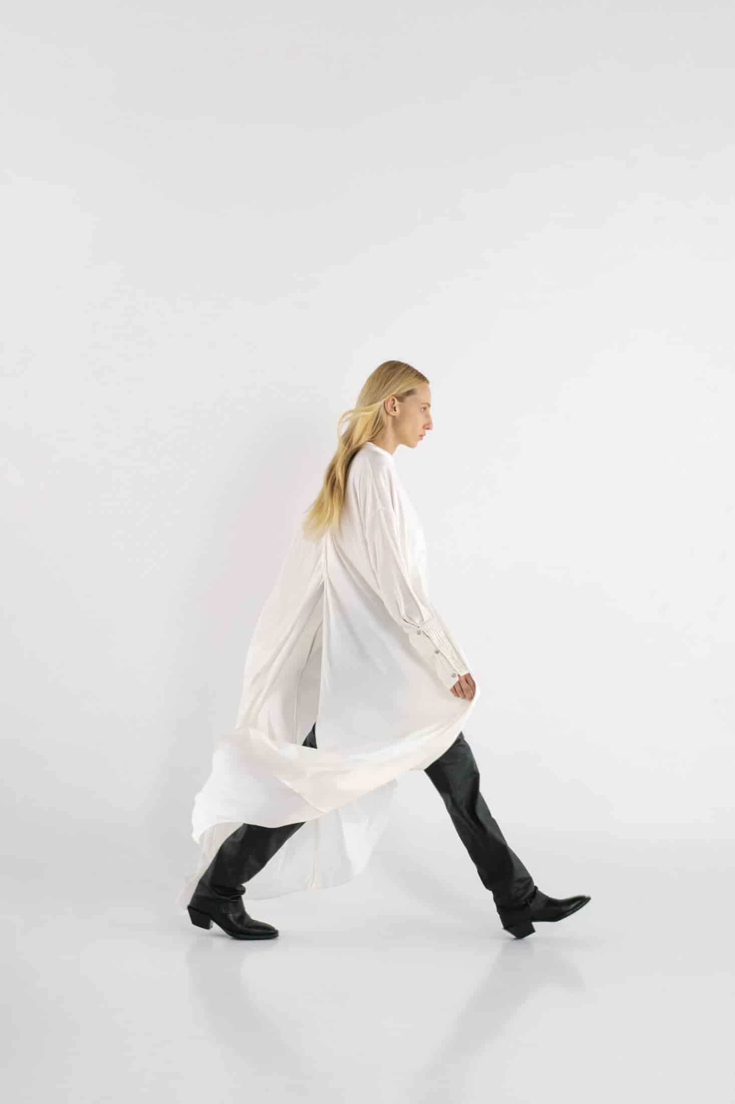 CROSSED LAYER SHIRT DRESS - miniatura 7