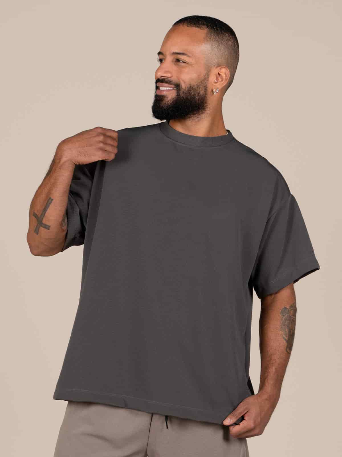 camiseta silver sao pablo gris - miniatura 1