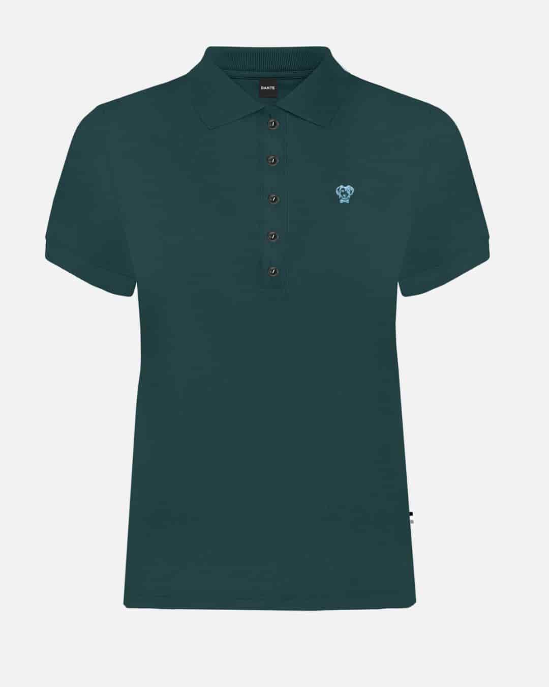Polo Antimanchas de Mujer Verde Esmeralda - Regular Fit - miniatura 4