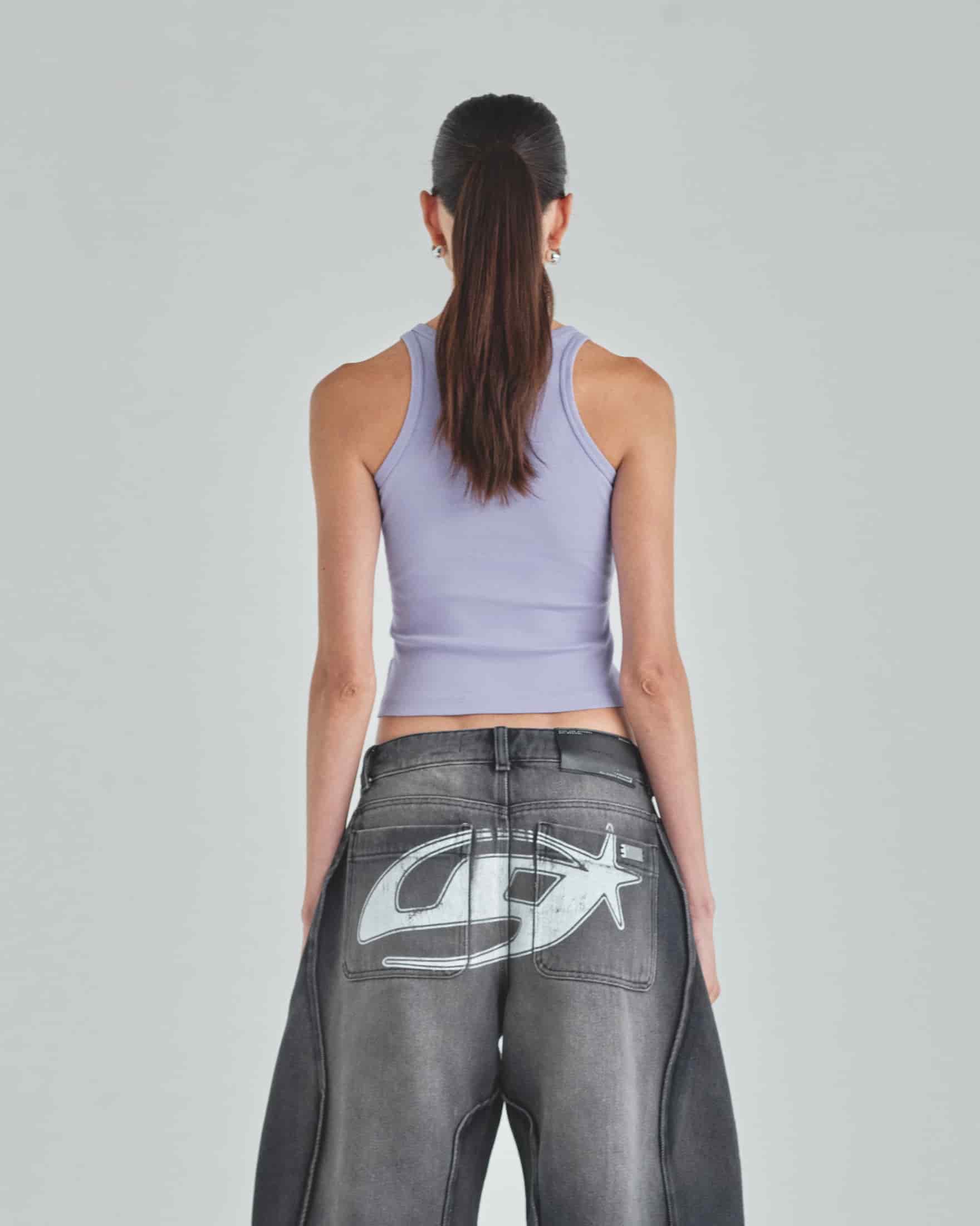 Act 1 UNDGLD Halter Tank Top Lilac - miniatura 6