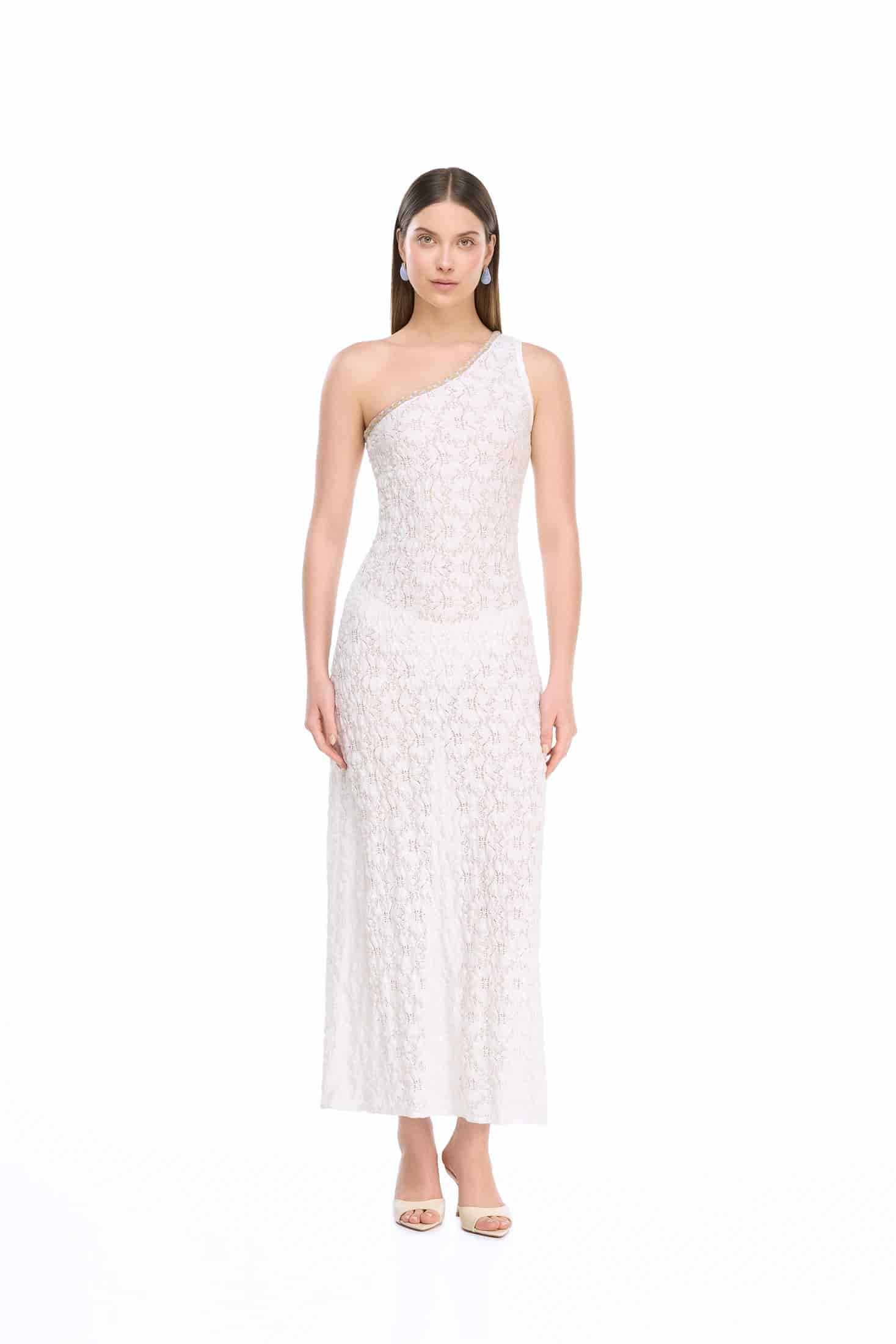 KOA MAXI DRESS WHITE - miniatura 4