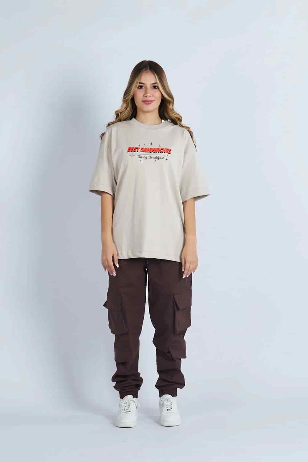 Camiseta oversize Best Sandwiches Marfil| DROP 03 | - miniatura 5