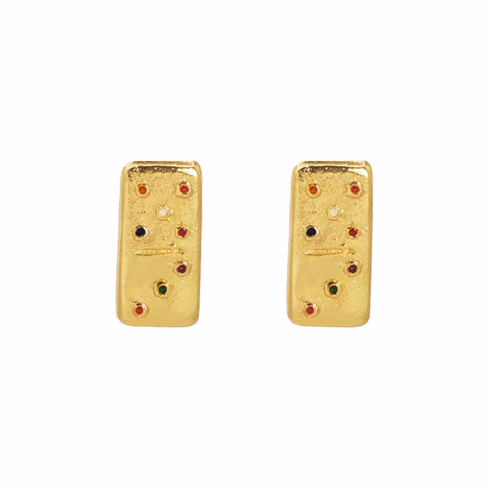 Aretes Dominó Mini - miniatura 1