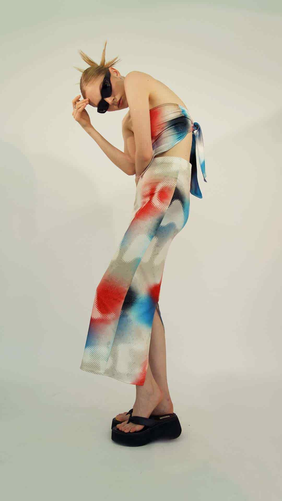 Long Skirt in Grafitti - miniatura 3