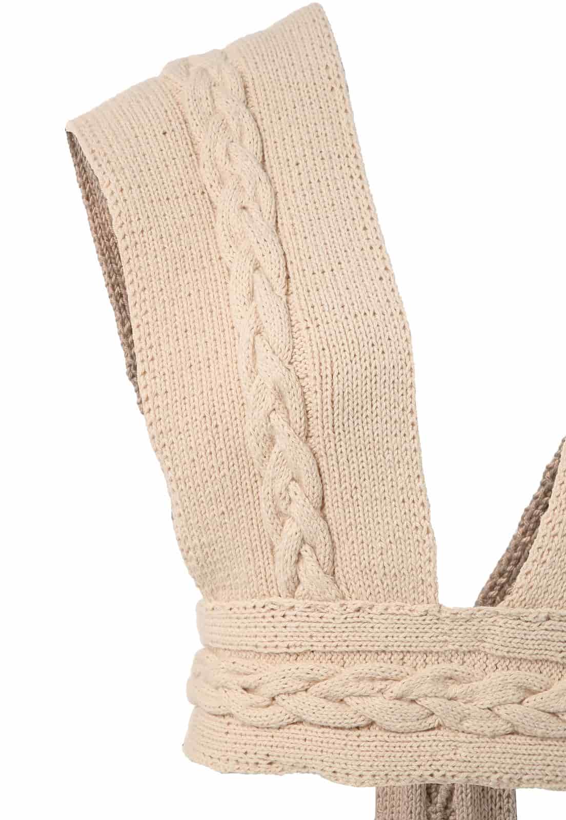 BRAIDED BAND KNITTED TOP - miniatura 3