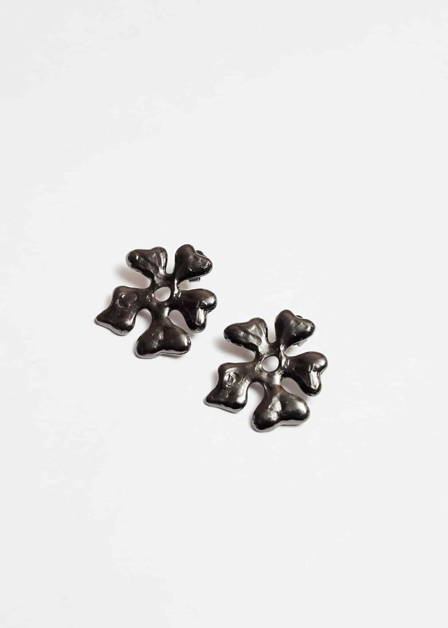 Aretes Flora Onix - miniatura 1