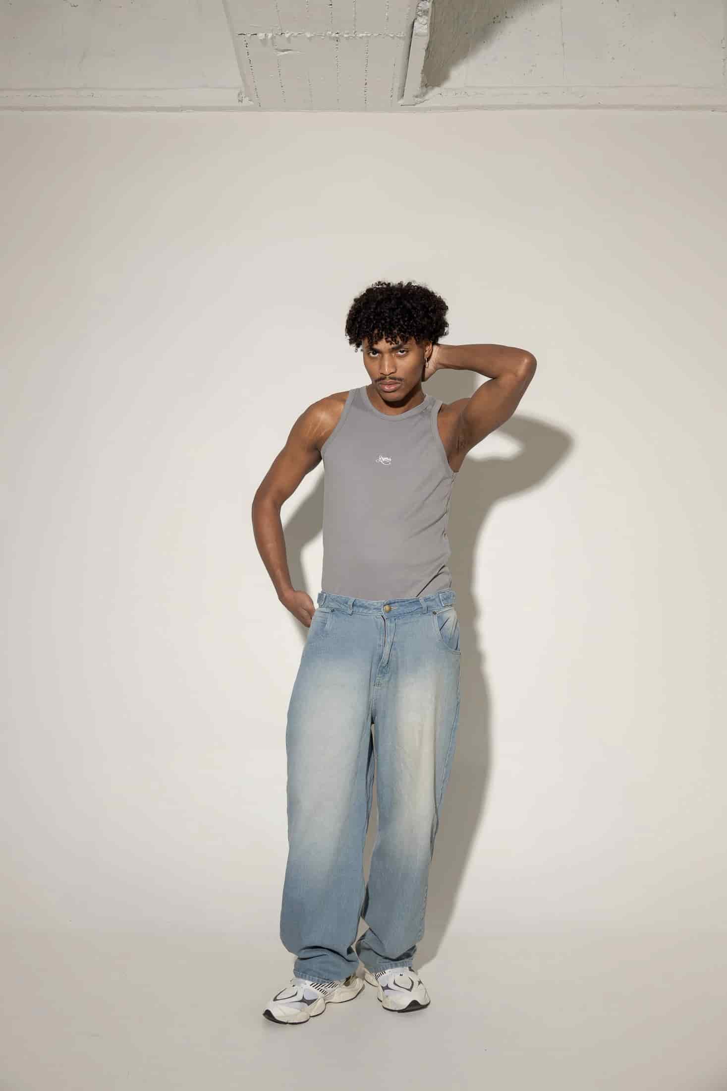 Camisilla Redemption Rib-Gris - miniatura 1