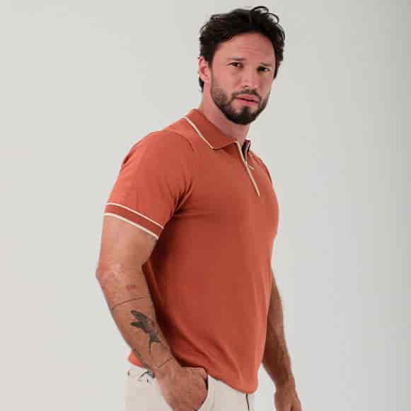 SUETER TIPO POLO MODA TEJIDO HOMBRE - miniatura 12