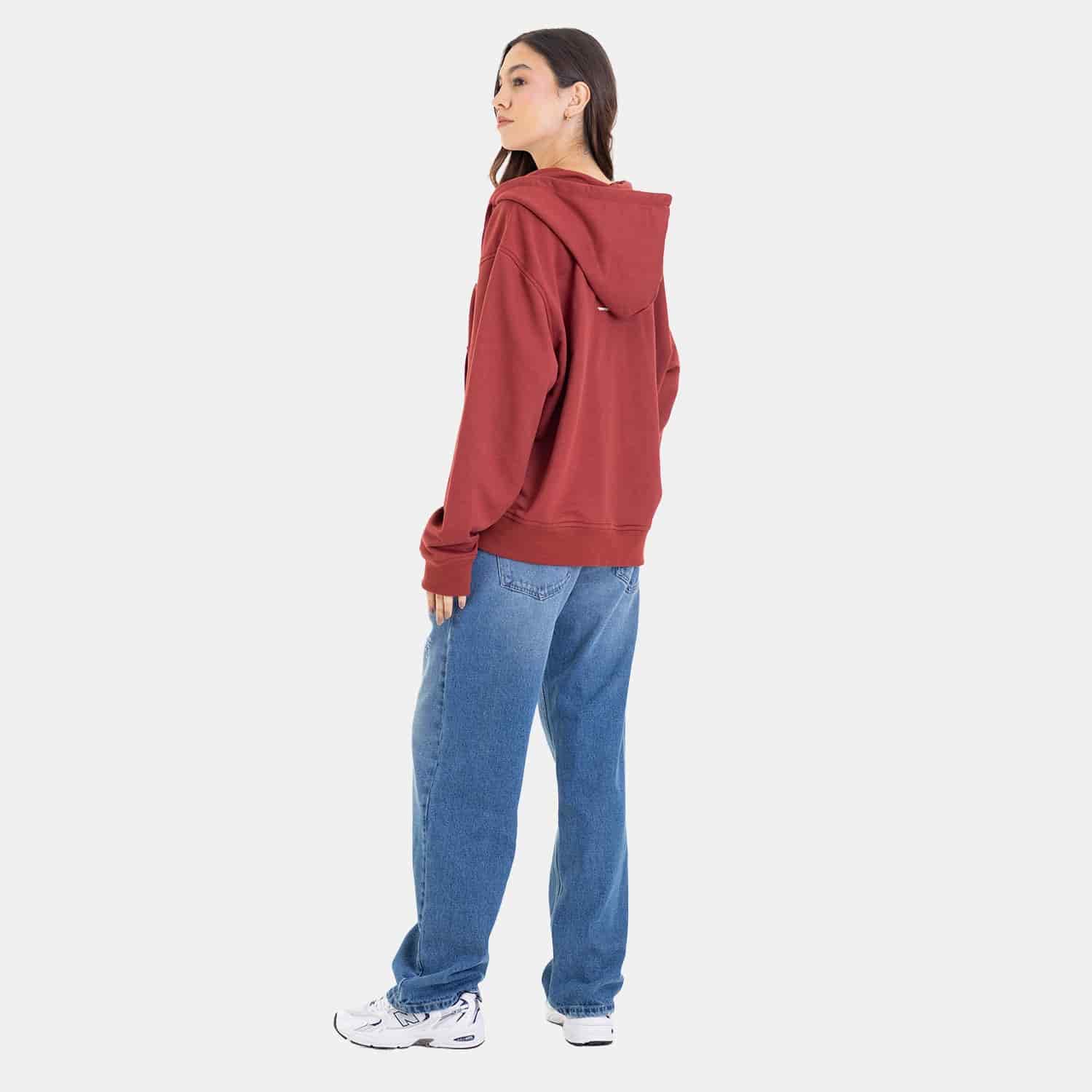 Zip Hoodie Regular Fit Red - miniatura 11