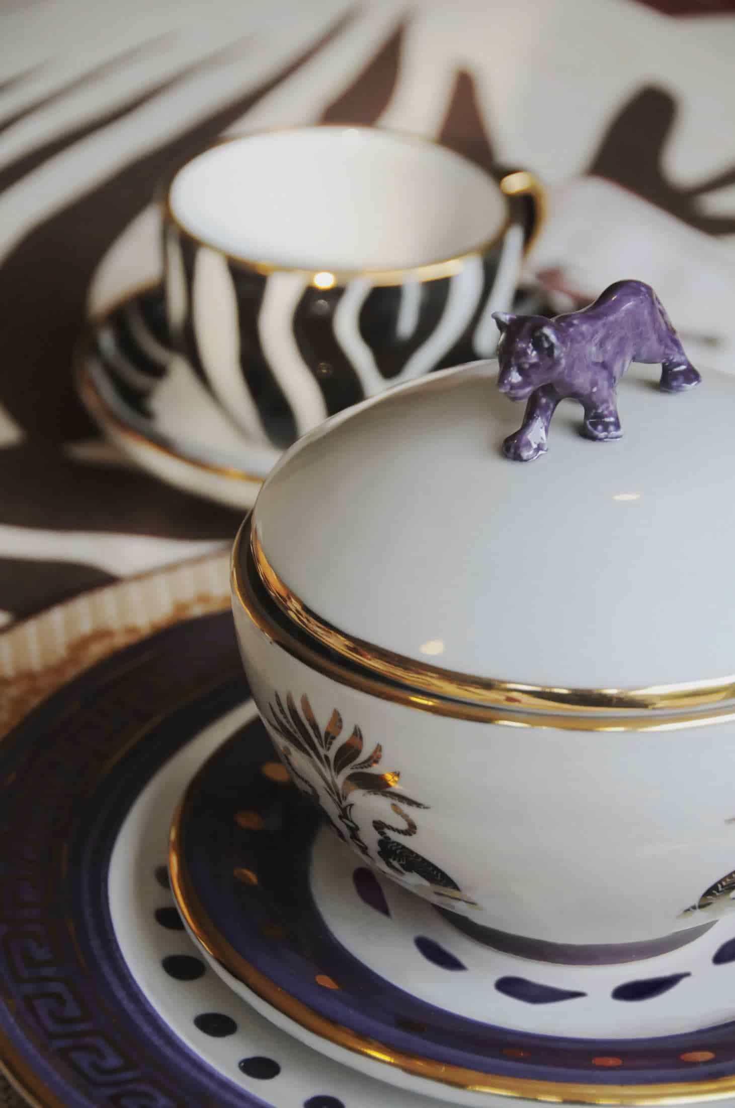 Tiger Bowl / Purple & Gold - miniatura 3
