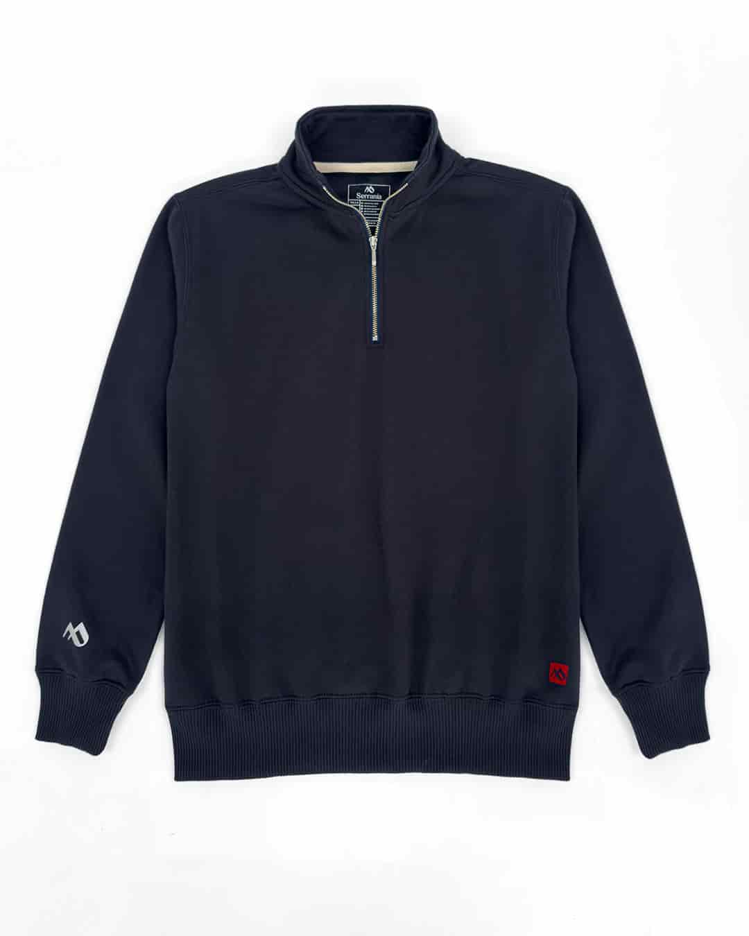 Buzo cuello alto hombre Azul Oxford - miniatura 4