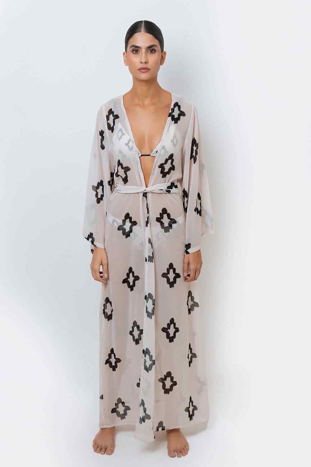 Kimono Farah Ivory Cruz Colombia - miniatura 3