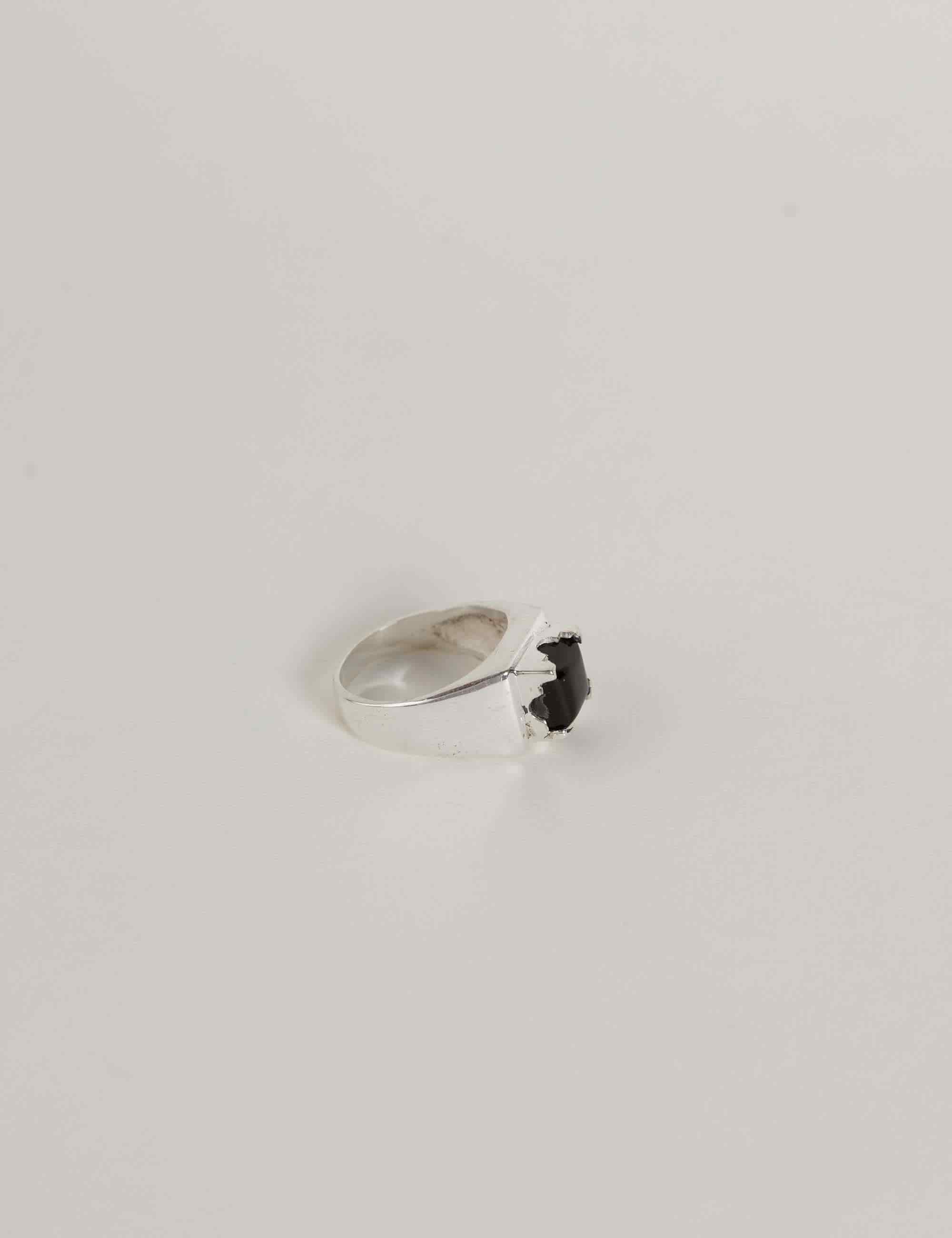 Anillo Punto Cadeneta Ónix - miniatura 4