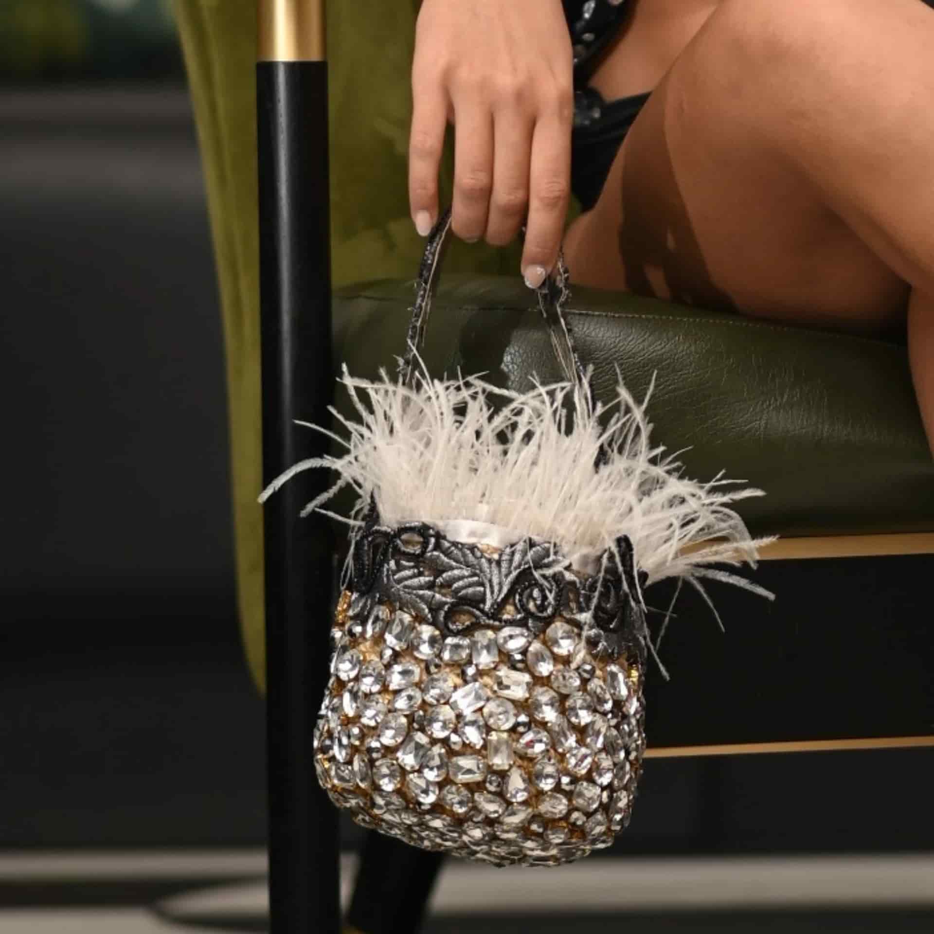 Minaudière White & Black Bag - miniatura 2