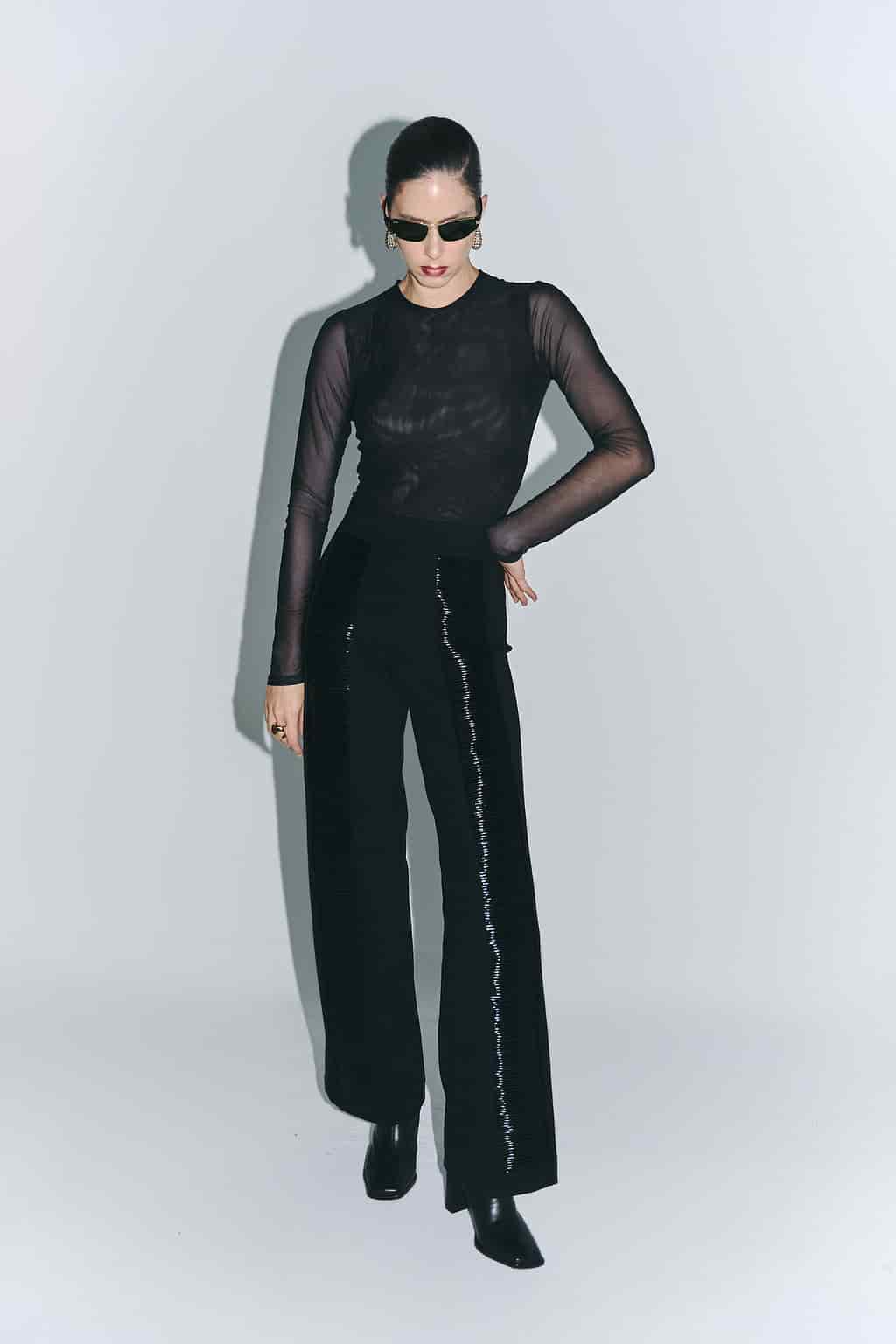 Top Mesh Negro - miniatura 2