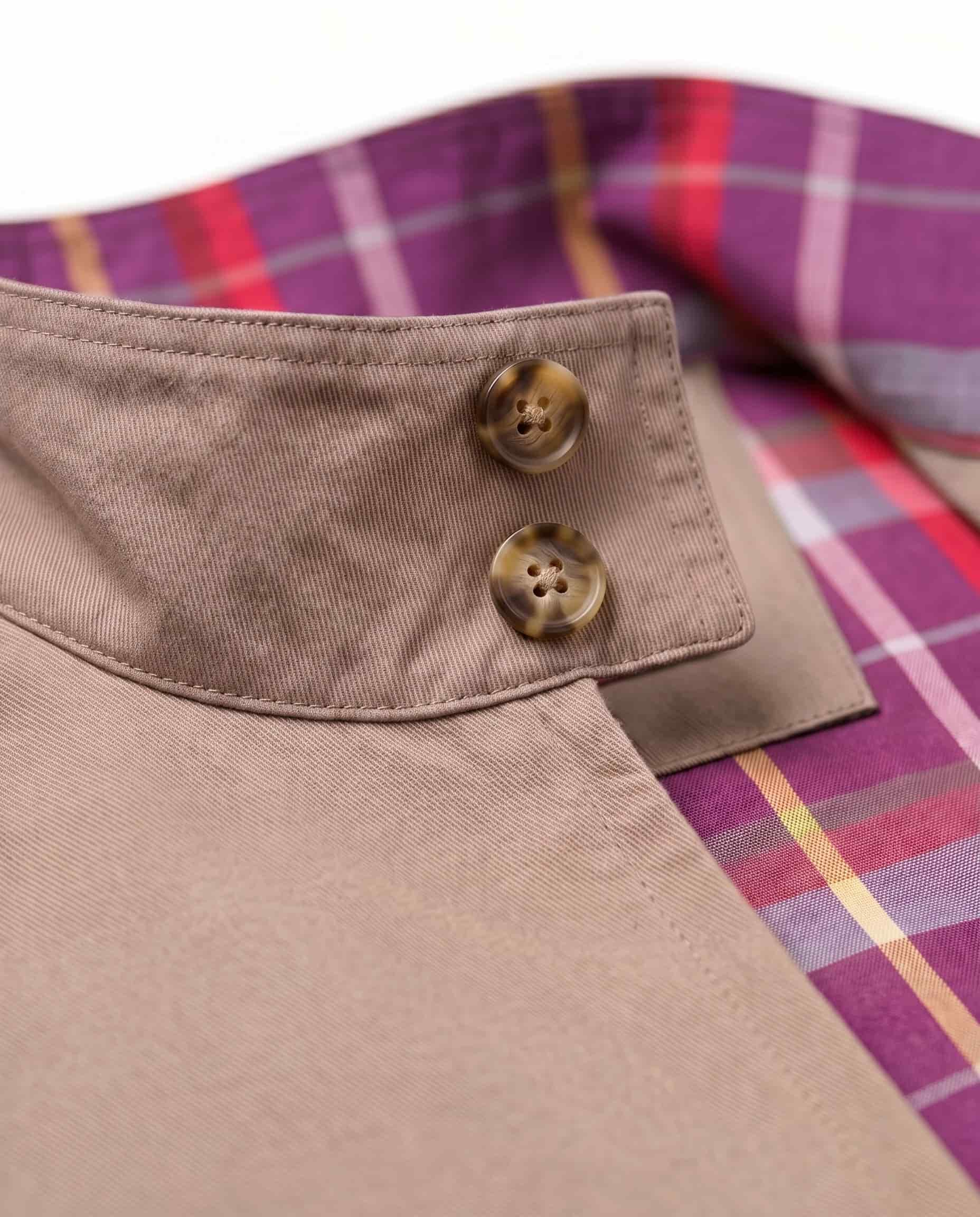 Chaqueta Harrington - Gabardina Beige - miniatura 6